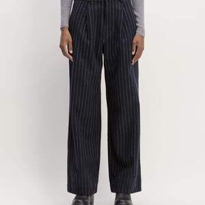 Everlane The ReWool® Way-High Drape Pant Blue Base - Size 0